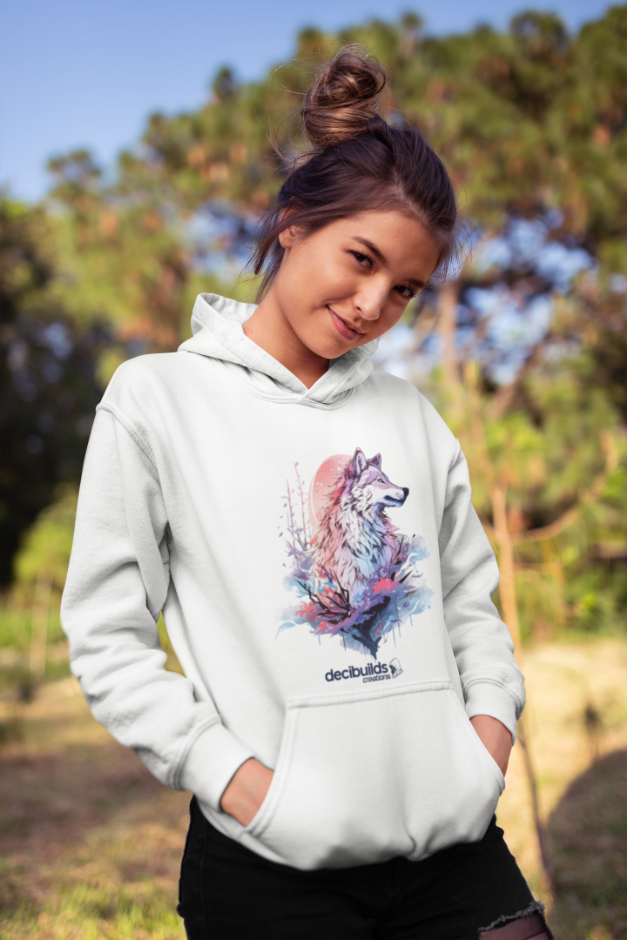 Wolf - Damen Hoodie